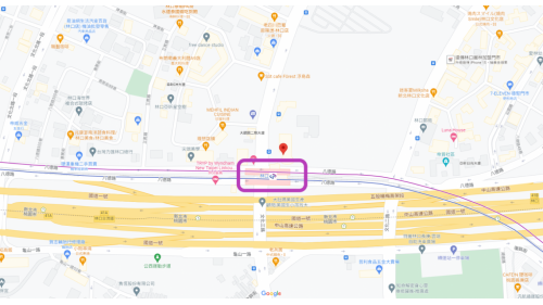 &nbsp;林口站編號為A9，站體位於八德路上，於2017年3月啟用。為全線唯一設有兩座側式月台及四股軌道之車站，而其中兩股軌道為直達車通過線。