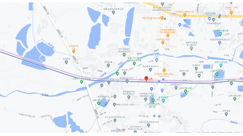 &nbsp;山鼻站編號為A10，位於南山路三段上，於2017年3月啟用。目前為桃園捷運2.0路網規劃中桃園蘆竹觀音線之轉乘站。車站附近的公園有山鼻之舞、山鼻之聚及山鼻之願等公園，是郊遊踏青的好地方。