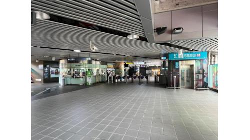 &nbsp;領航站為地上兩層車站，設有1處出入口，一樓為大廳層，二樓為月台層，設有兩座島式月台及半高式月台門，本站僅停靠普通車。&nbsp;
