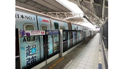 &nbsp;領航站為地上兩層車站，設有1處出入口，一樓為大廳層，二樓為月台層，設有兩座島式月台及半高式月台門，本站僅停靠普通車。 【圖/2月台，機場線，往老街溪方向(高鐵桃園站)】