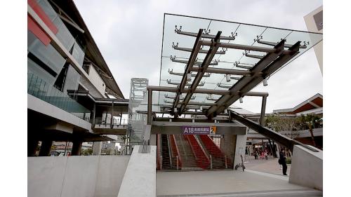 &nbsp;桃園機場捷運沿線車站-桃園高鐵站(A18)俯瞰圖
