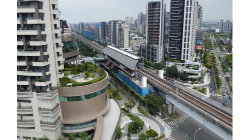&nbsp;桃園機場捷運沿線車站-桃園體育園區站(A19)空拍俯瞰圖