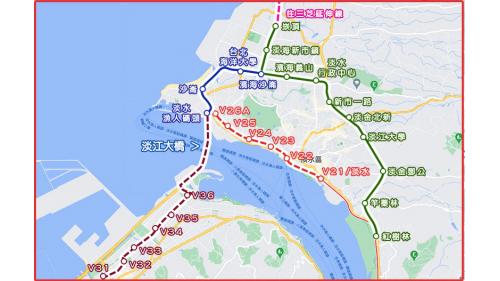 &nbsp;2014年11月23日第一期路網的主體工程正式開工。2018年12月綠山線部分通車營運。2020年11月藍海線第一期路網，濱海沙崙站至淡水漁人碼頭站正式通車營運，第二期路網則預計修正計畫通過後5年內完工。