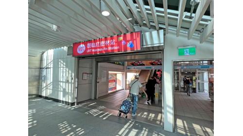 &nbsp;紅樹林站為地上三層車站，也是淡海輕軌唯一高架島式月台車站，設有1處出入口。一樓為大廳層及淡水信義線月台層旅客詢問處及廁所，二樓為紅樹林站轉乘連通層，三樓為淡海輕軌月台層。