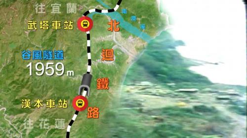 位於蘇花公路下的谷風隧道，在1979年初挖到最後的80公尺時，發現坑道有嚴重的地盤下陷，經過地質專家多次研究改為明挖施工，需挖除70餘萬立方公尺的土方，工區員工除全部放棄休假外，並再一次發揮榮民團隊精神，克服的重重困難，達成了完工的要求。