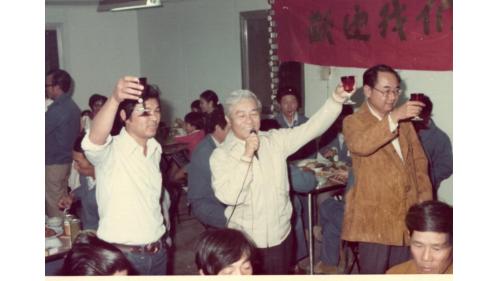 &nbsp;嚴孝章處長與陳豫、曾元一兩位處長訪察沙烏地吉達軍港留影。