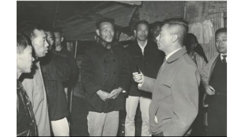 &nbsp;嚴孝章處長關懷榮工弟兄。