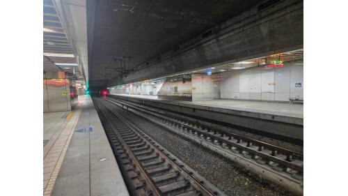 &nbsp;內惟站為地下二層車站，一樓為出入口，地下一樓為大廳層，地下二樓為月台層，設有兩座側式月台。【圖/月台層】