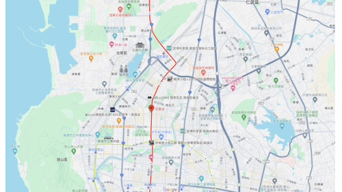 &nbsp;巨蛋站編號為R14，副站名為三民家商，位於左營區博愛二路，於2008年3月啟用，因鄰近商圈及漢神百貨，為住商混和之人群聚集地，在2018年已超越高雄車站成為高捷運量第二高的車站。