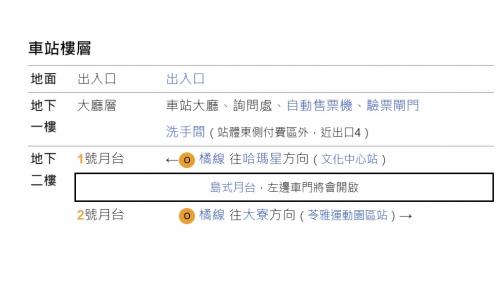 &nbsp;五塊厝站為地下二層車站，設有6處出入口，地下一樓為車站大廳層，設有公共藝術『串起異鄉人』，地下二樓為月台層，設有一座島式月台及全高式月台門。
