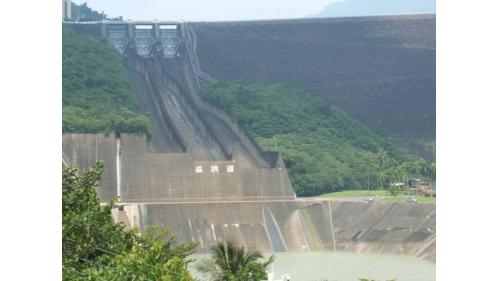 曾文水庫 溢洪道完成，1973.5.31完工