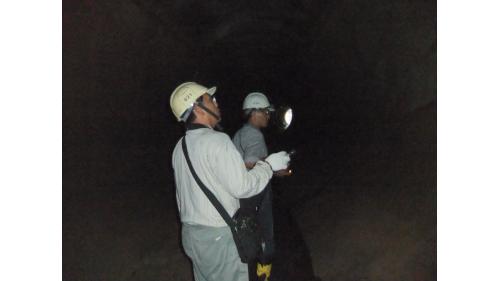 石門水庫上游的義興電廠引水隧道檢修