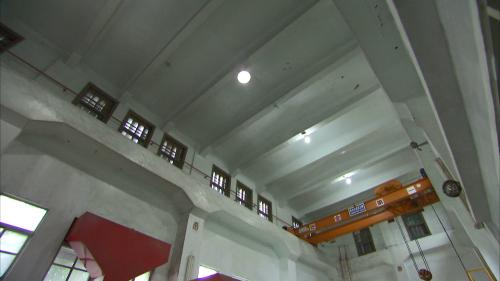壽豐溪流域溪口電廠廠房起重機