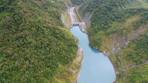 和平溪流域南溪壩上空俯瞰