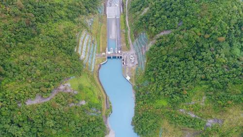 和平溪流域南溪壩上空俯瞰