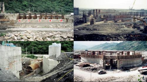 集集攔河堰1991年10月開工(北岸聯絡渠先動工)，2001年12月完工試運轉。北岸取水口計畫取水量為每秒70立方公尺。