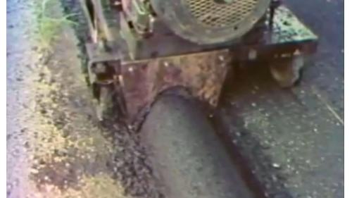 榮工處承辦之中山南北高速公路工程柏油路施工