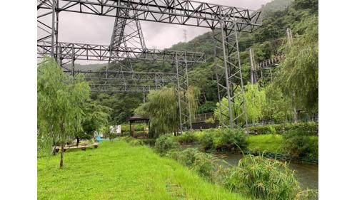 天輪舊161KV開關場拆除後改為電力花園