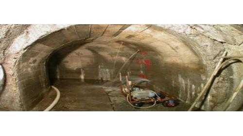 谷關電廠排水廊道滲水補強