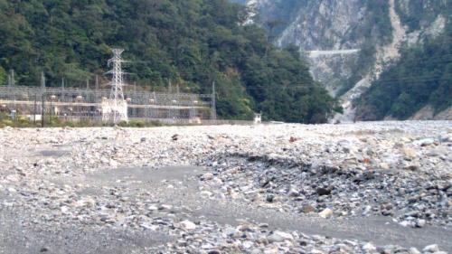 大甲溪流域敏督利風災前的青山電廠關關場