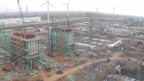 2001年大潭複循環發電計畫正式開始，台灣電力公司北部施工處開始進駐施工。