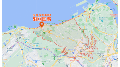 林口車站位於新北市林口區，是一座運煤專用的貨運車站，曾經開放客運使用。主要功能為將自臺中港卸貨的燃煤，轉運供林口火力發電廠使用。
