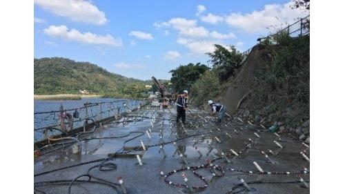 &nbsp;
出水口隧道地盤改良