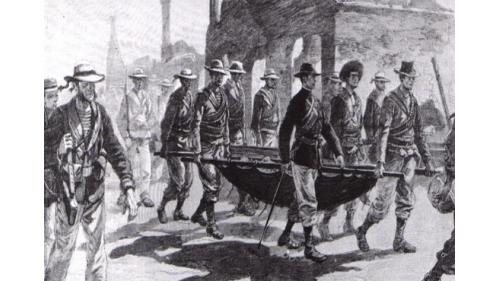 1900年6月10日英國海軍中將西摩爾，率聯軍2000多人赴北京救援，途經廊坊，與義和團及清軍發生廊坊阻擊戰，聯軍戰事不利，被迫退回距天津30多公里的楊村車站防守。
&nbsp;
