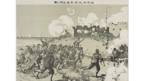 1900年6月16日，935名聯軍海軍偷襲登陸大沽口，1900年6月17日炮台彈藥庫被炸毀，守軍總兵羅榮光中彈犧牲，清軍失去指揮，聯軍攻占大沽炮台。