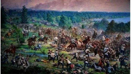 1900年7月16至21日，俄軍在海蘭泡進行慘絕人寰的大屠殺，中國五六千居民喪生，並焚燒江東六十四屯，將7000多居民驅入江中溺死。
&nbsp;