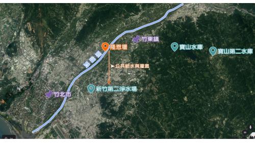 &nbsp;隆恩堰位於新竹縣竹東鎮與竹北市交界，即頭前溪中游的攔河堰，於1998年興建完成，主要功能為供應新竹第二淨水場公共給水與灌溉。隆恩堰與寶山水庫及寶山第二水庫聯合供應新竹地區用水，為新竹地區重要水源