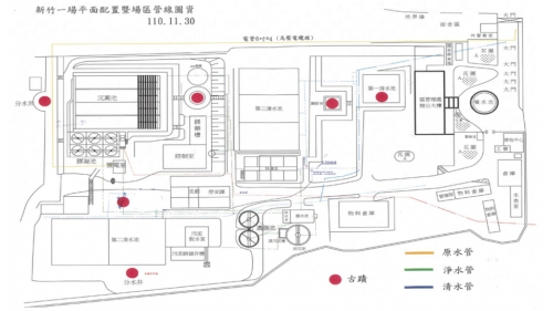 於2000年動工興建，2001年完成，位於新竹頭前溪隆恩，主要水源來自頭前溪隆恩堰，供水量為每日200,000噸，供應新竹市、竹北市、竹東鎮、寶山鄉及竹科地區用水。